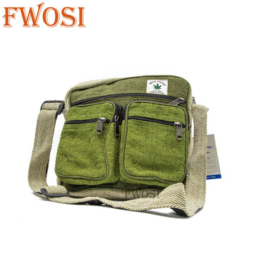 Hemp Crossbody Shoulder Bag - FWOSI